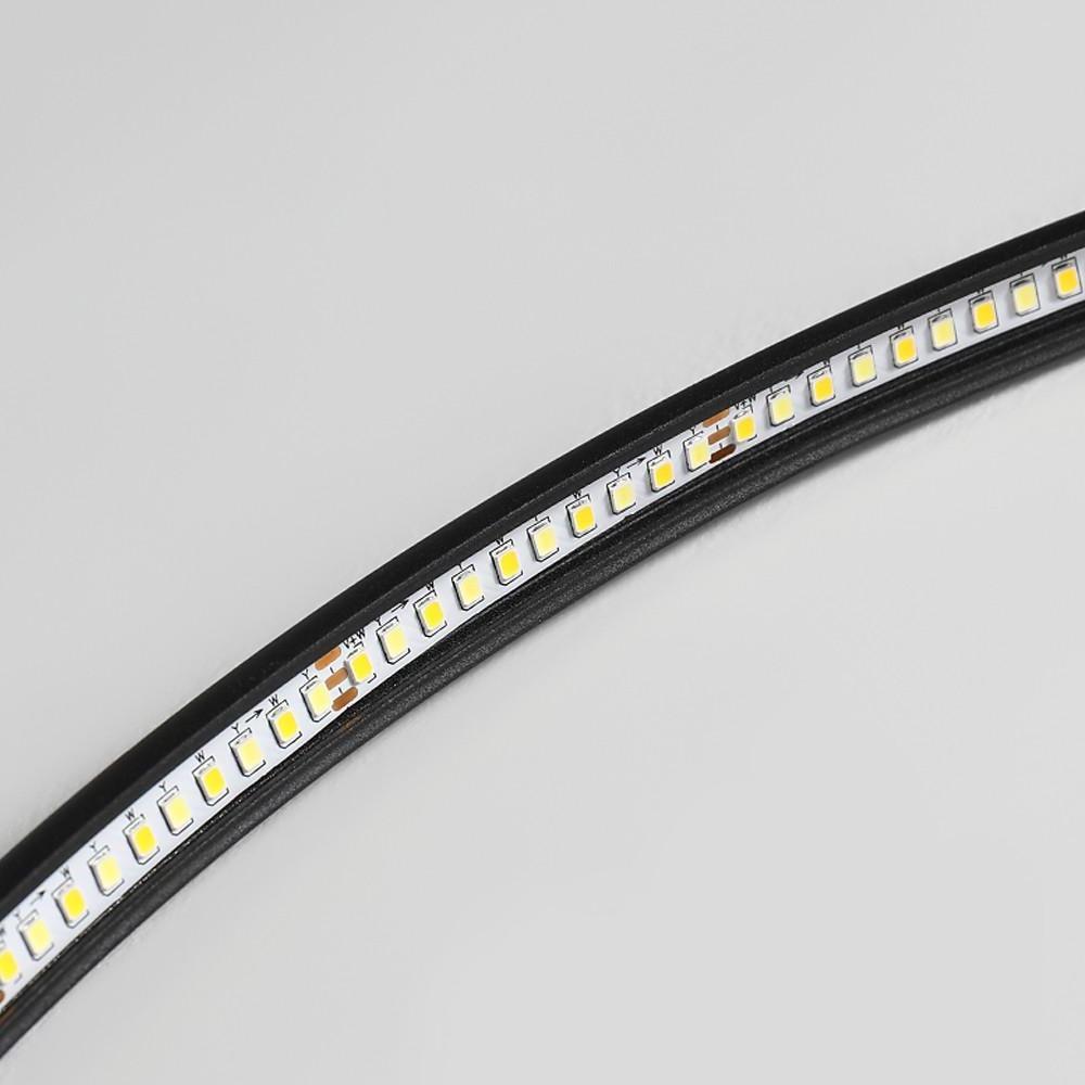 2-Circle Metal Abstract LED Flush Mount Ceiling Light