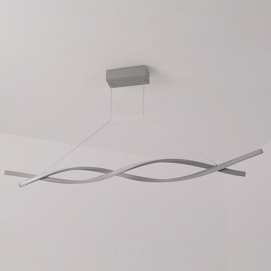 Interwoven Waves LED Modern Pendant Lighting
