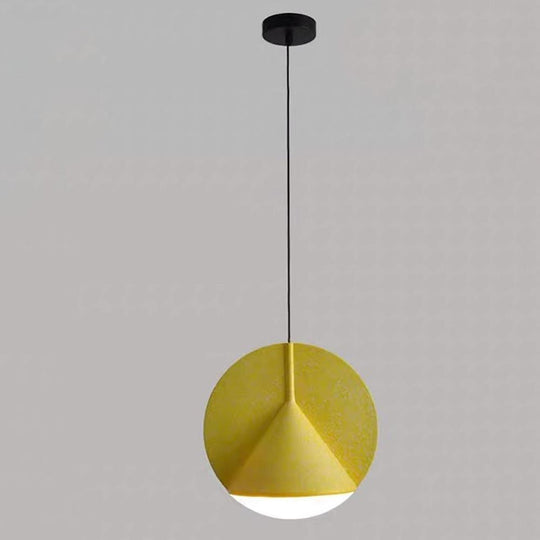 Circular Cone Metal LED Industrial Pendant Light