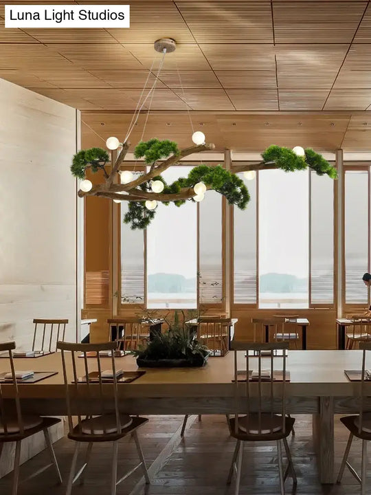 Vintage Branch Chandelier – Classical LED Pendant Lighting