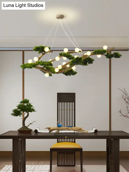 Vintage Branch Chandelier – Classical LED Pendant Lighting