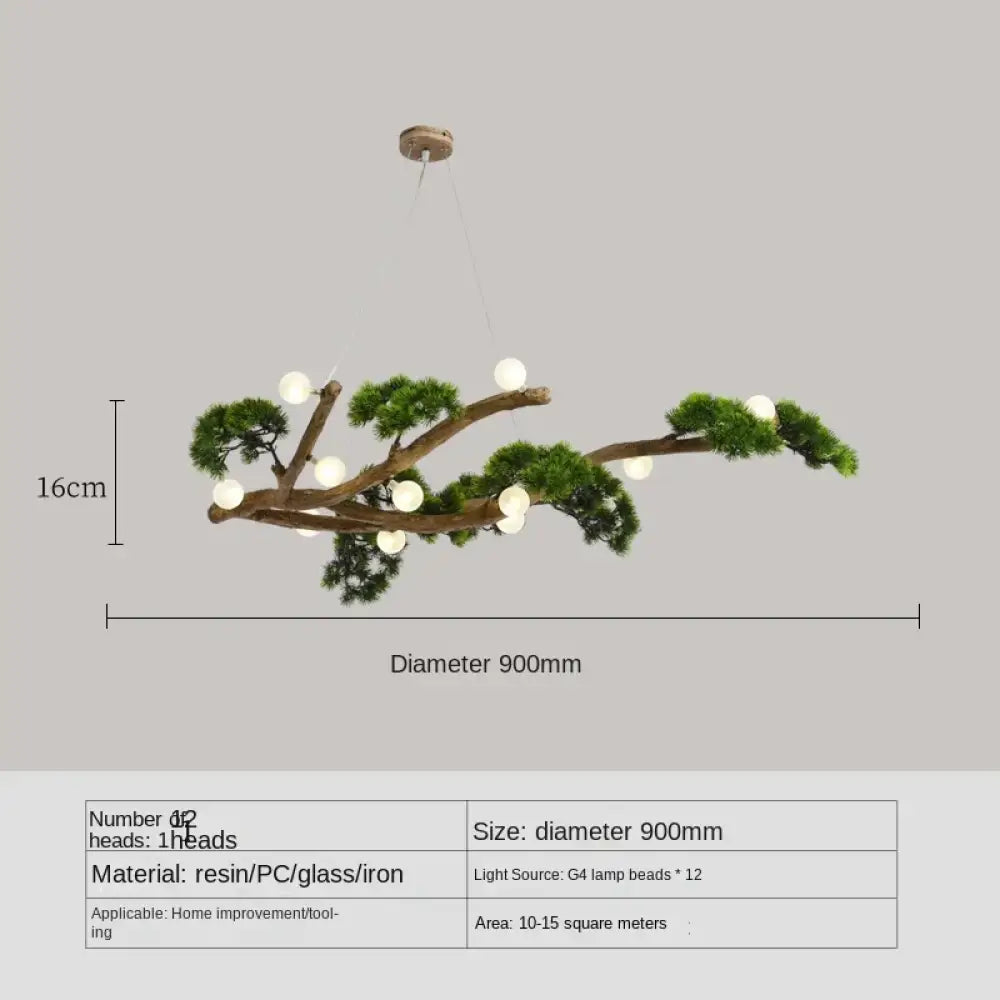 Vintage Branch Chandelier – Classical LED Pendant Lighting