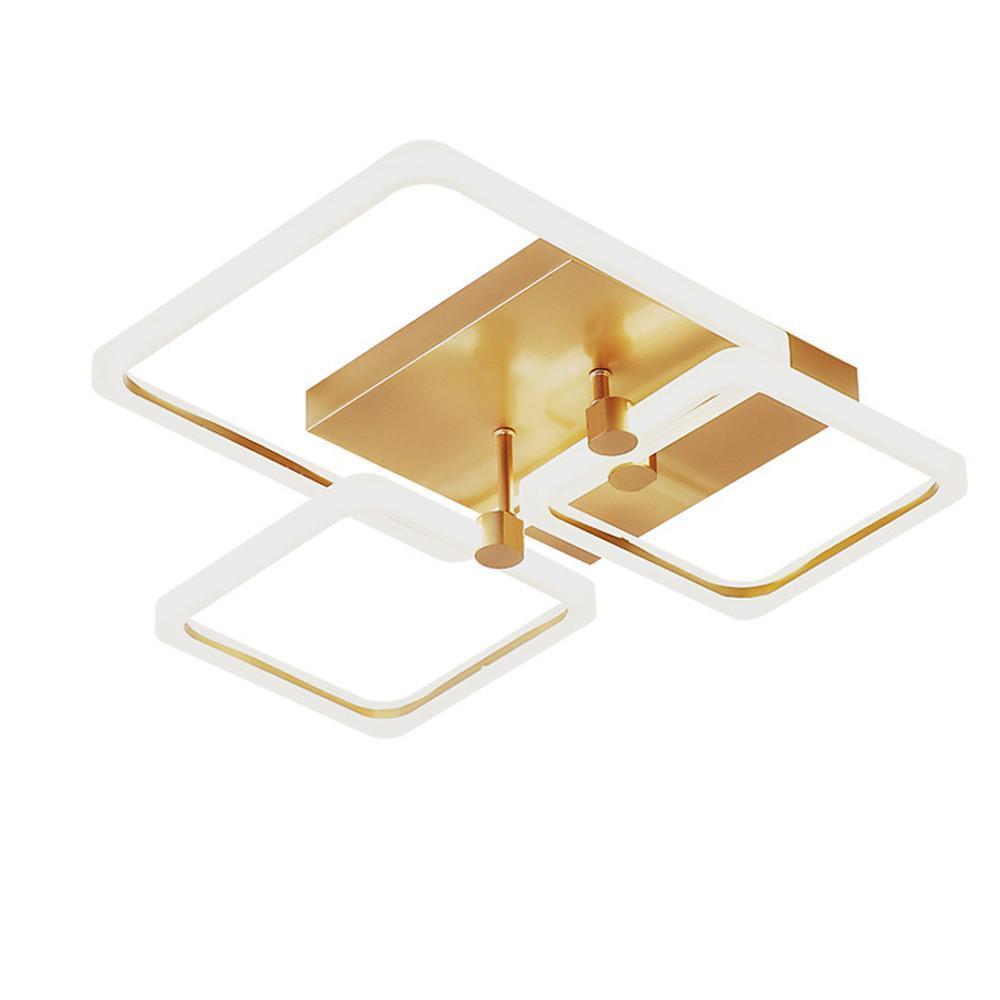 Squares Artistic Dimmable LED Modern Ceiling Light Flush Mount Lamp