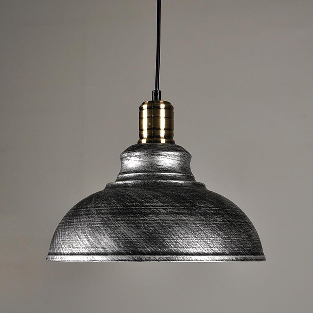 Semi-Globe Metal LED Vintage Pendant Light