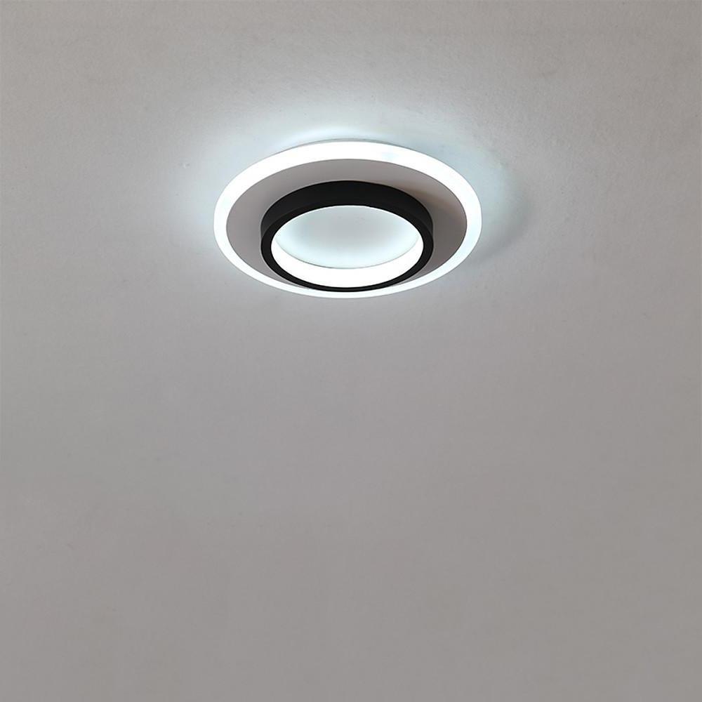 Modern Layered LED Ring Flush Mount Ceiling Light – 3 Circle Design