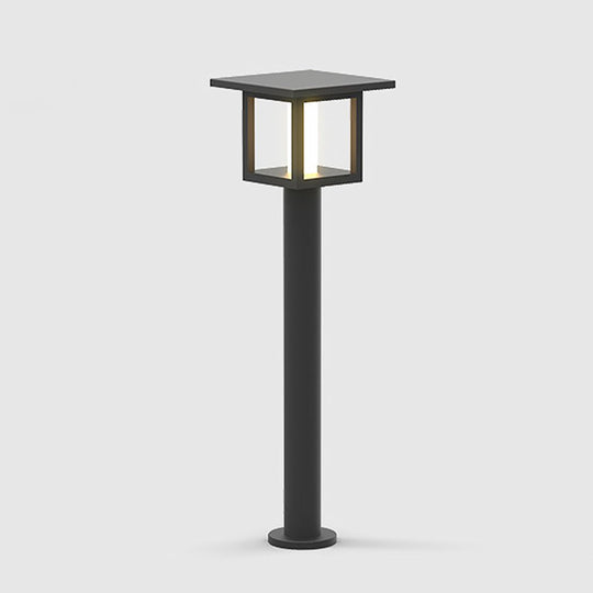 Wide Top Dual-Powered LED Outdoor Post Lights