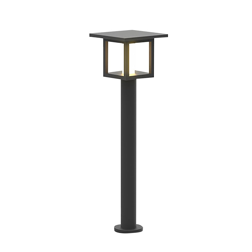 Wide Top Dual-Powered LED Outdoor Post Lights