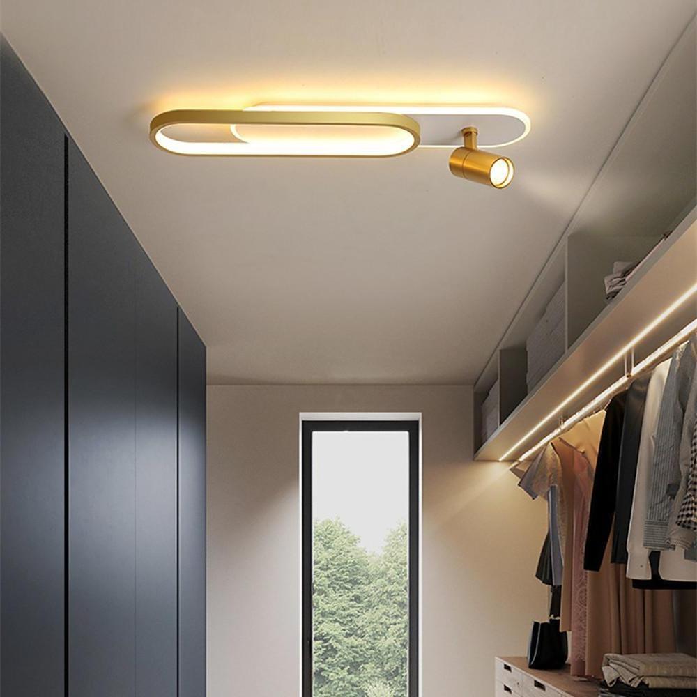 Spotlight Rectangles – Metal Modernist Flush Mount LED Ceiling Light