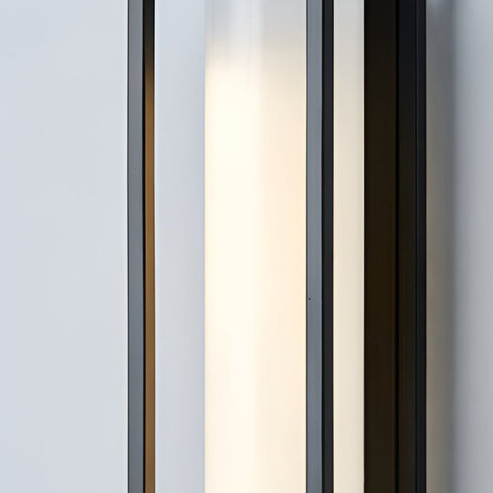 Vintage Geometric Wall Sconce – Metal & White Jade Glass