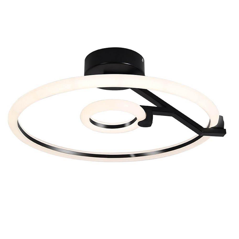 Rings Flush Mount LED Ceiling Light with Dimmable Options
