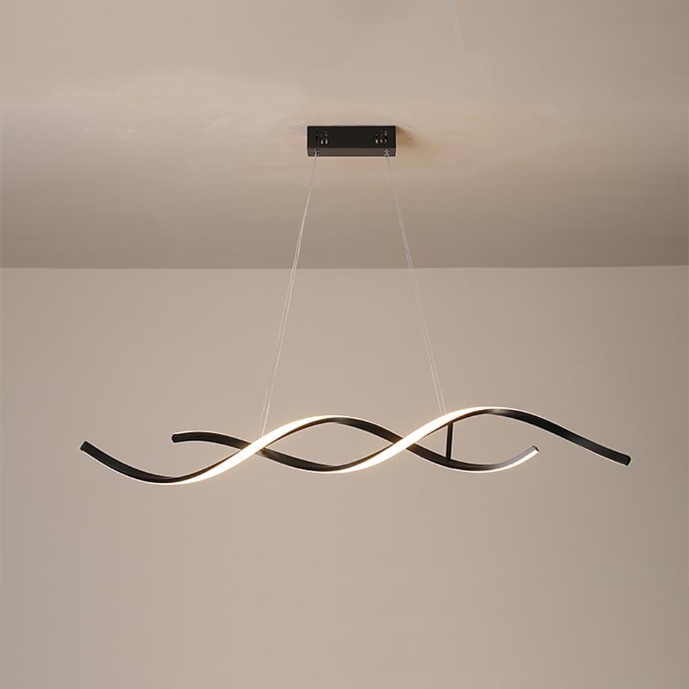 Wave Design Modern LED Pendant Light for Elegant Interiors