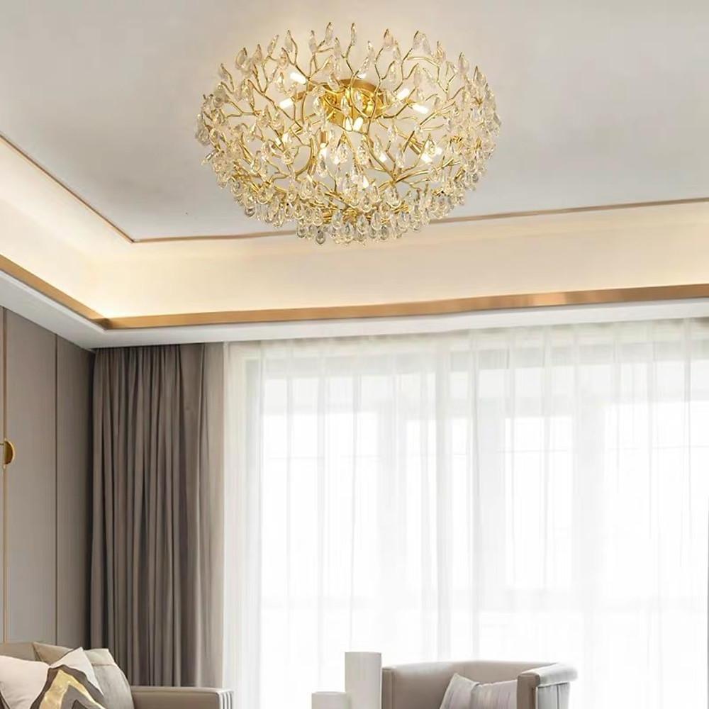 Firefly Sputnik LED Flush Mount Chandelier