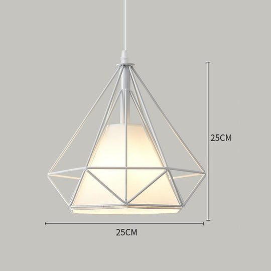 Geometric Metal LED Country Pendant Light