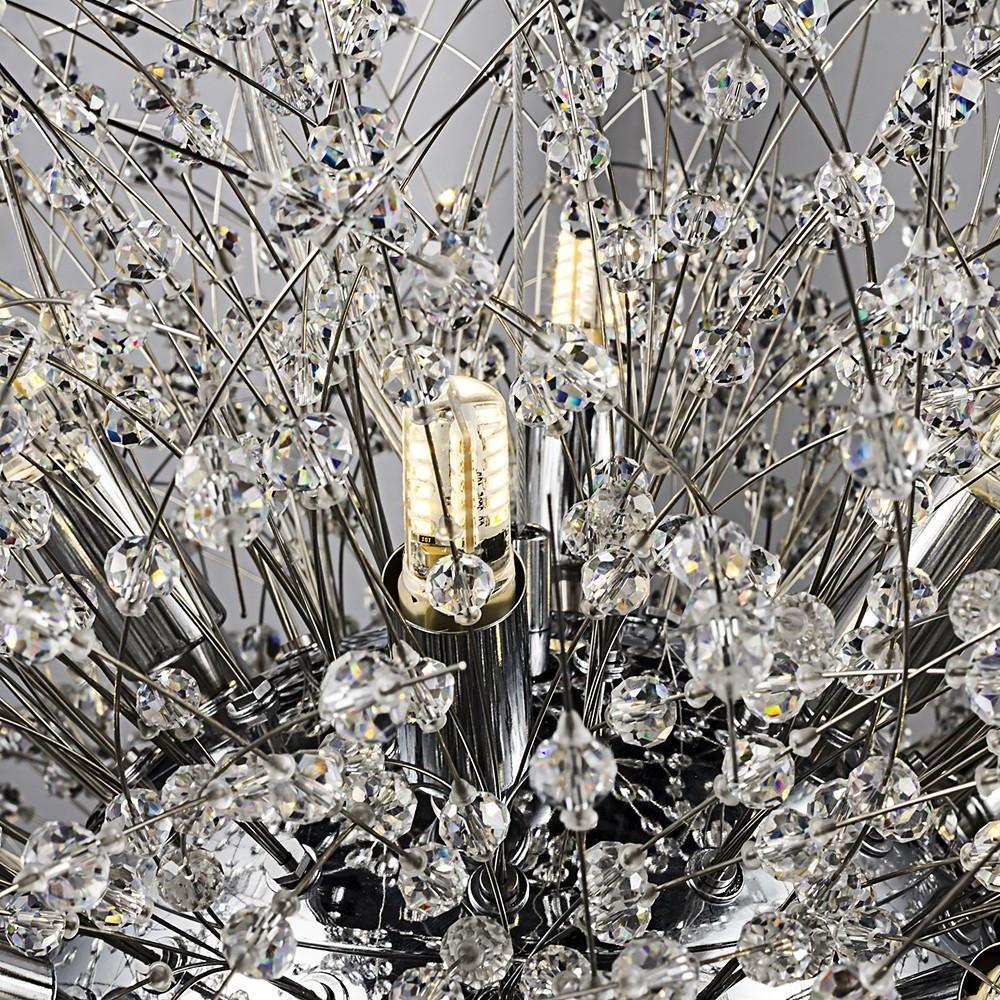 Round Design Crystal Metal LED Antique Chandelier – Kitchen Pendant Lighting