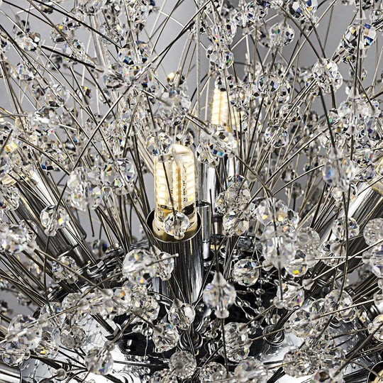 Round Design Crystal Metal LED Antique Chandelier – Kitchen Pendant Lighting