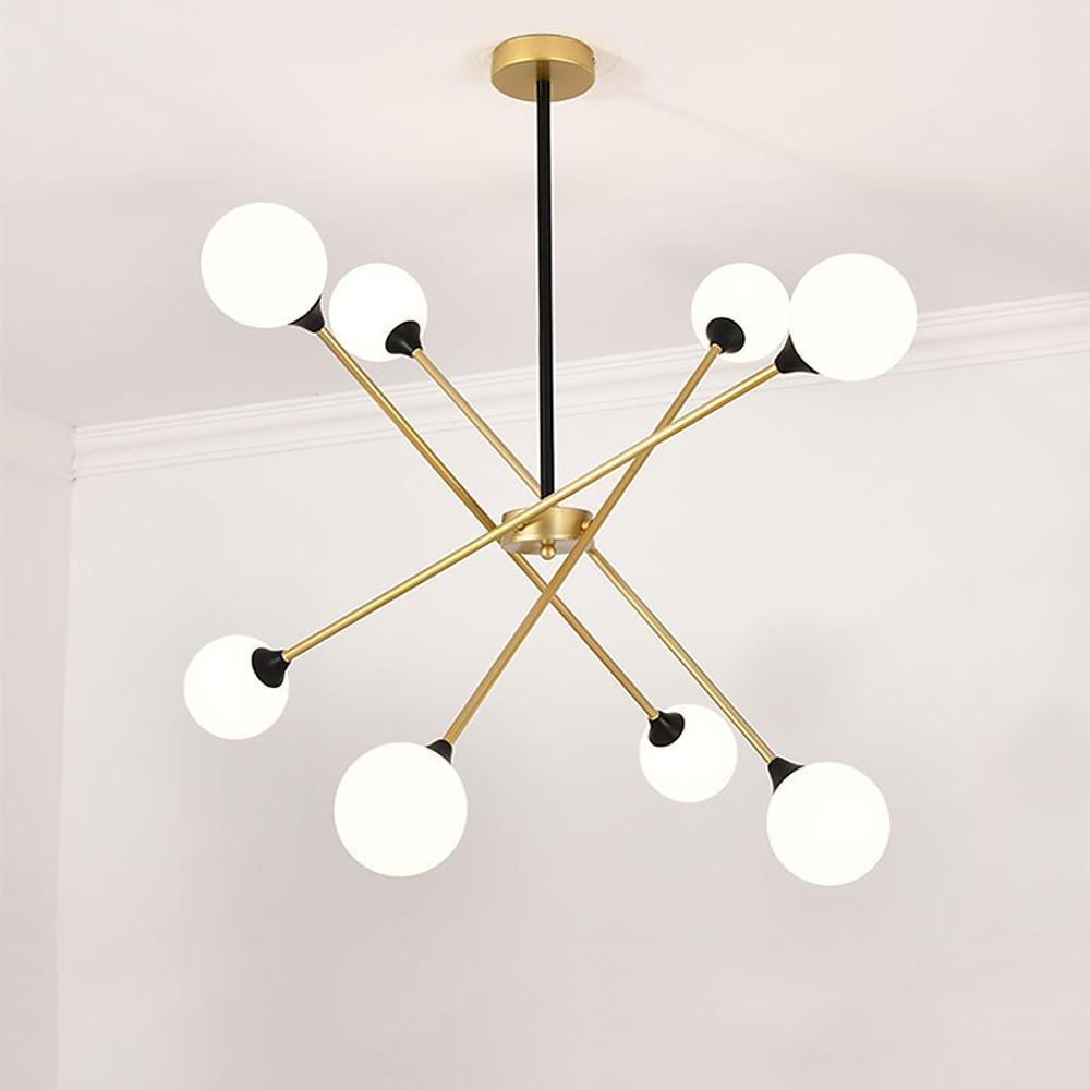 LED Modern Glass Sputnik Chandelier