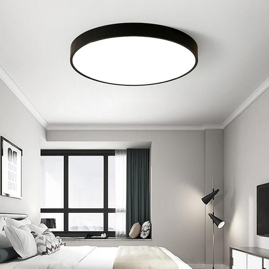 Sizable Flush Mount Ceiling Light with Customizable Color Options