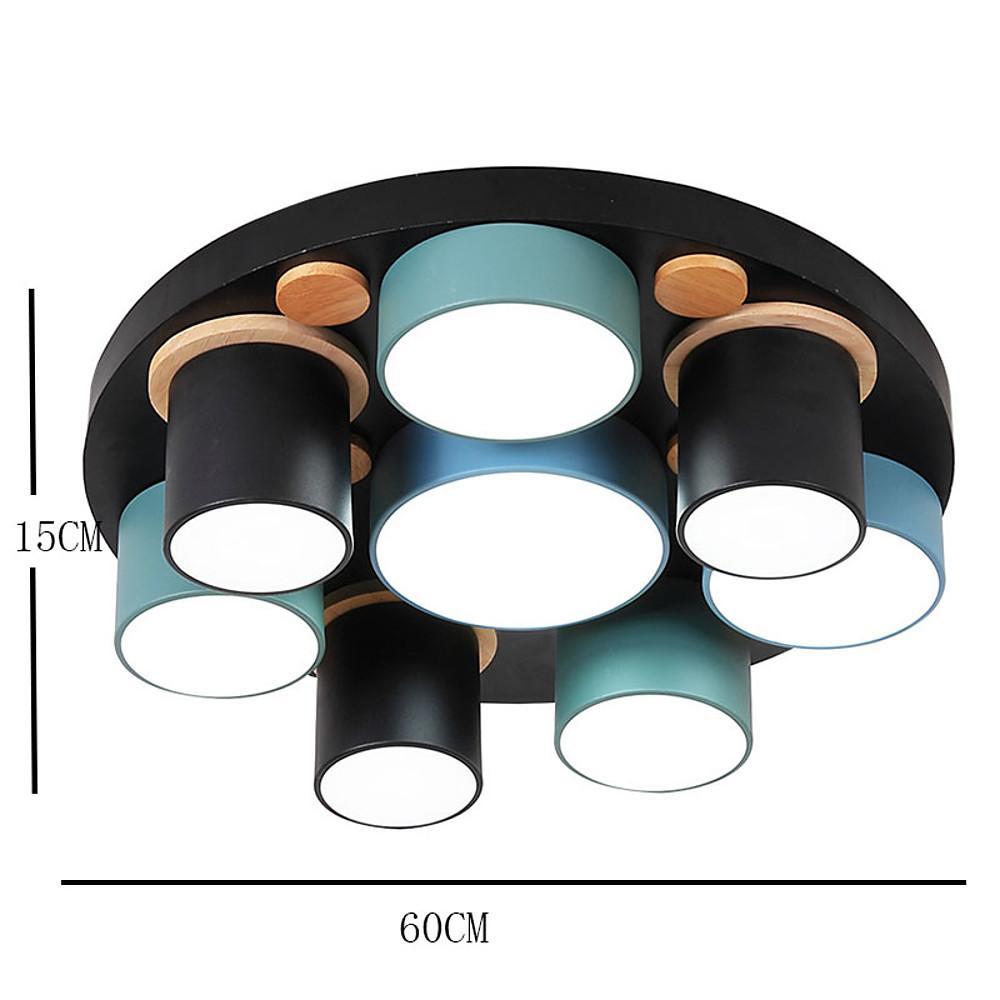 Rounded Cylindrical LED Ceiling Light – Modern Flush Mount Lighting