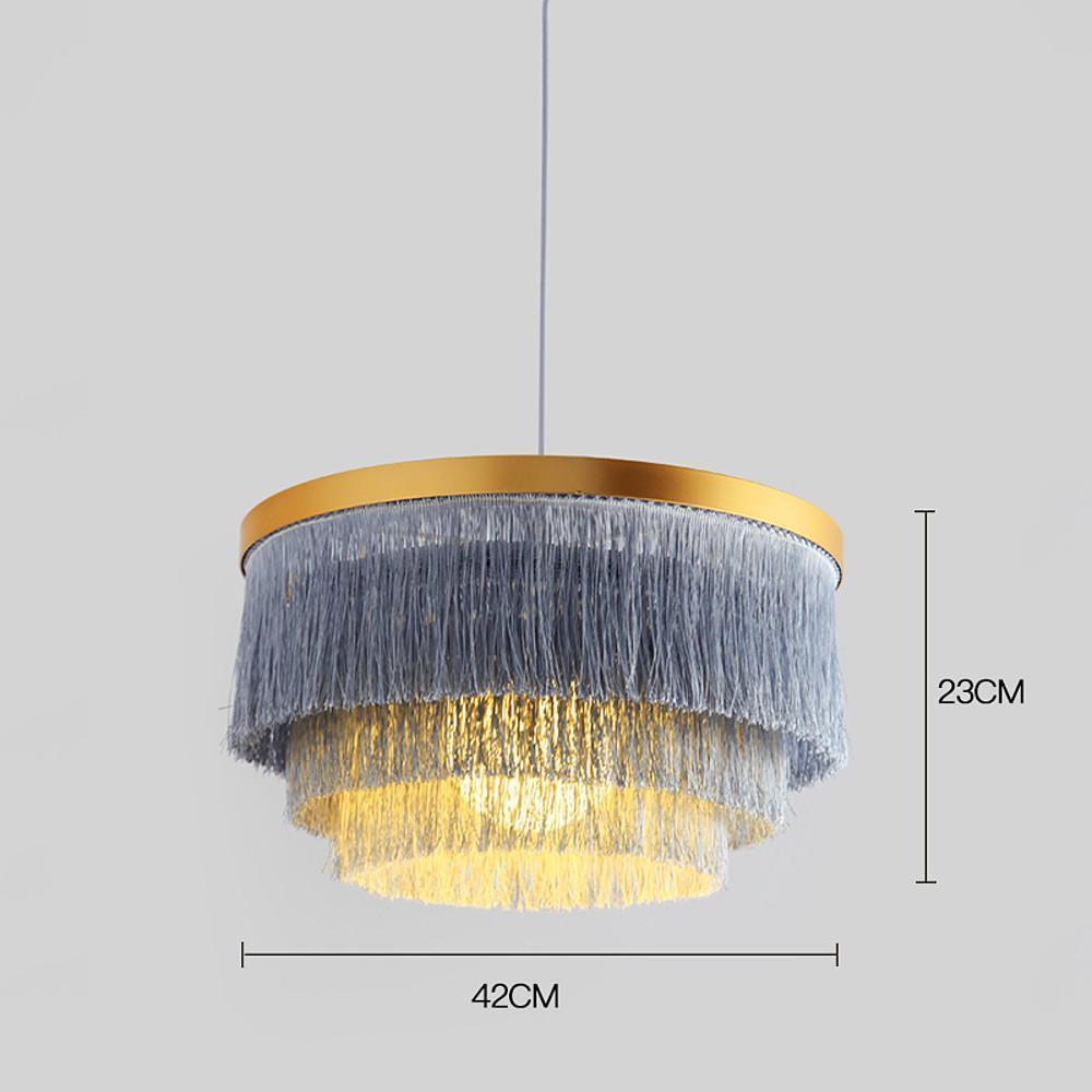 Gradated Drum Shade LED Contemporary Chandelier
