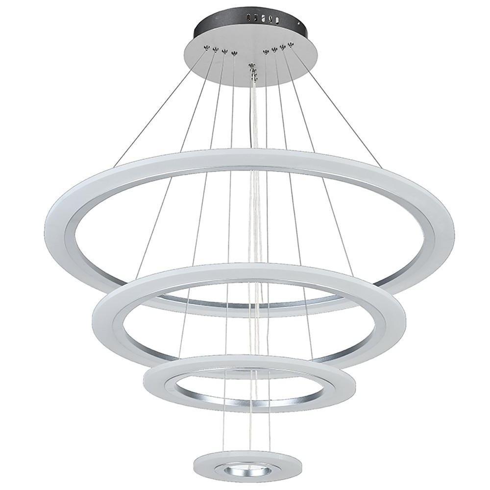 Adjustable 4 Rings LED Modern Chandelier Pendant Lighting