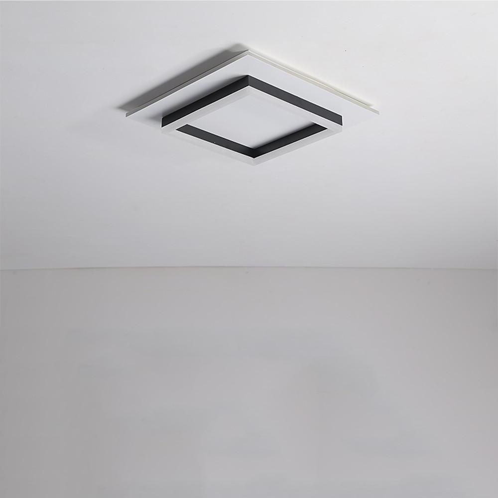 Two Square Shaped Modern LED Flush Mount Ceiling Light – Bedroom