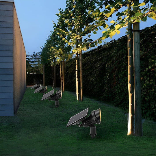 Outdoor Solar Spot Lights Adjustable and Solar-Powered Tree Lighting