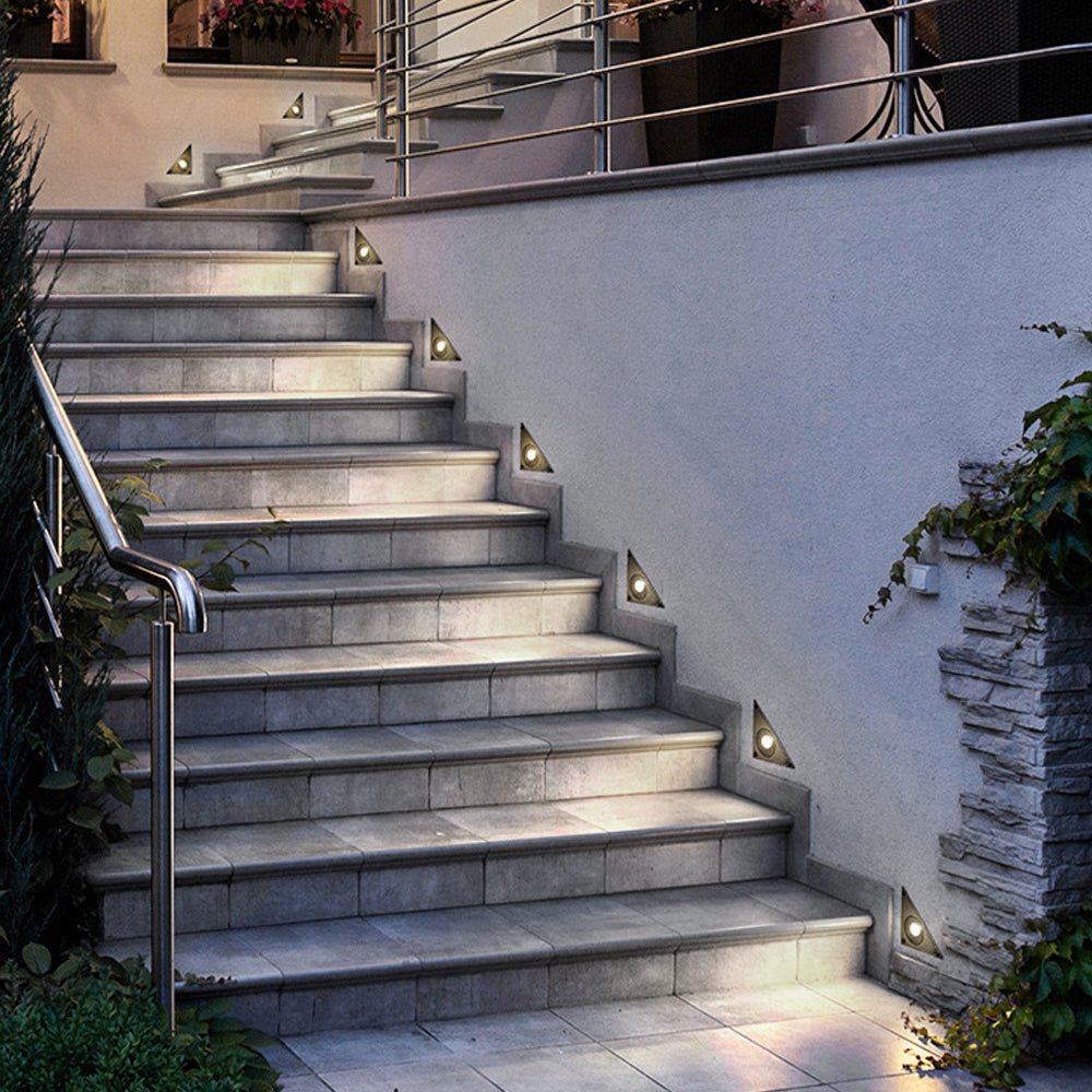 Waterproof LED Triangle Outdoor Deck Step Light