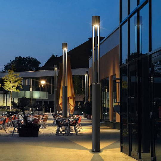 COB 30 W LED Bollard Light Modern Open Fixture Landscape Lighting