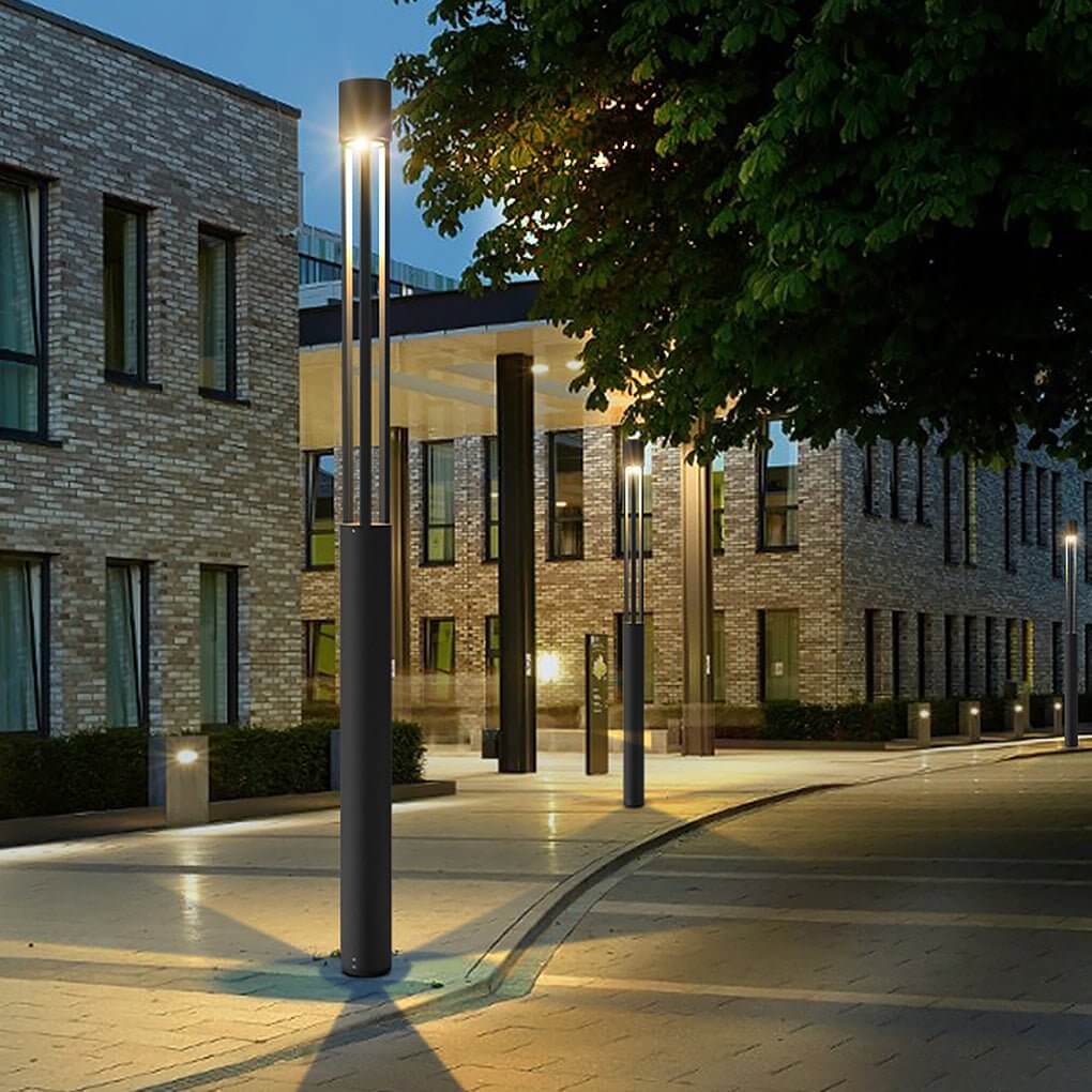 COB 30 W LED Bollard Light Modern Open Fixture Landscape Lighting