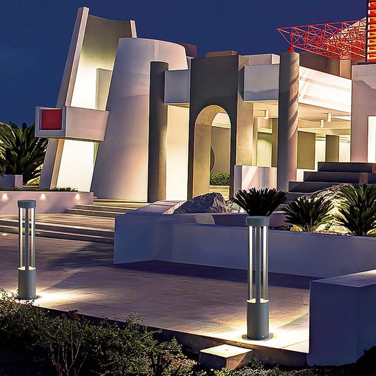 COB 30 W LED Bollard Light Modern Open Fixture Landscape Lighting