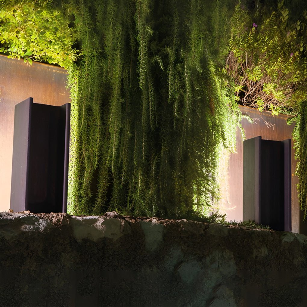 Stainless Steel LED Outdoor Post Light with H-Shape Design