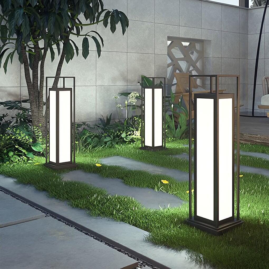 LED Outdoor Lights Waterproof Landscape Pathway Lighting Columns