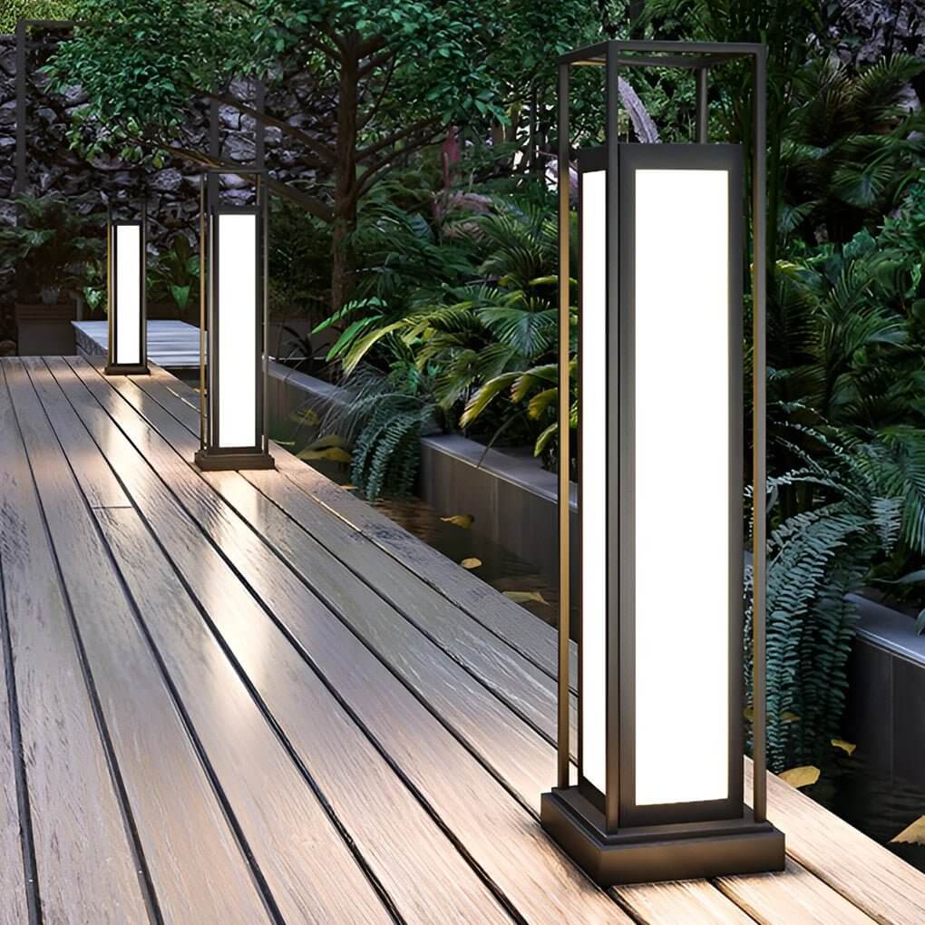LED Outdoor Lights Waterproof Landscape Pathway Lighting Columns