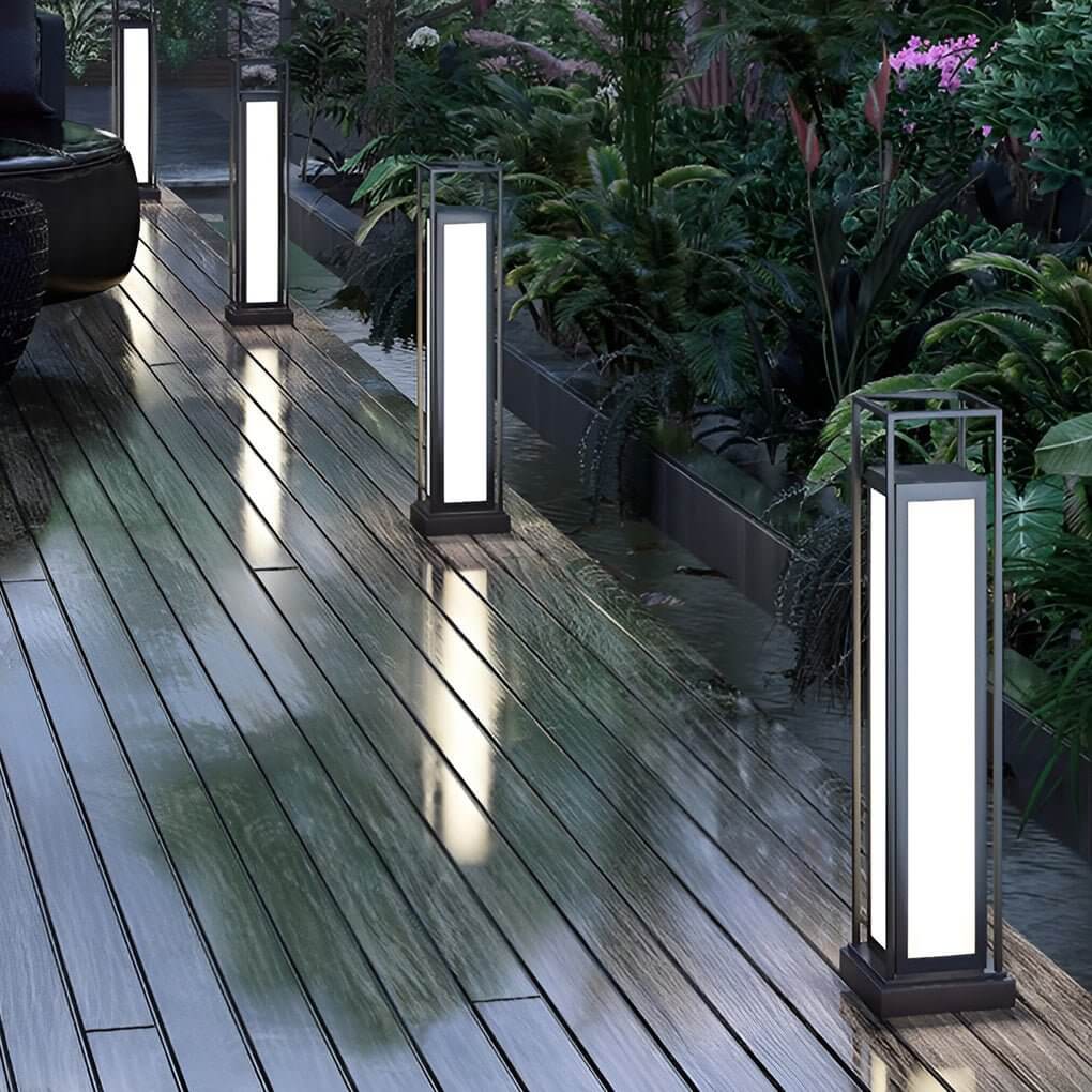LED Outdoor Lights Waterproof Landscape Pathway Lighting Columns