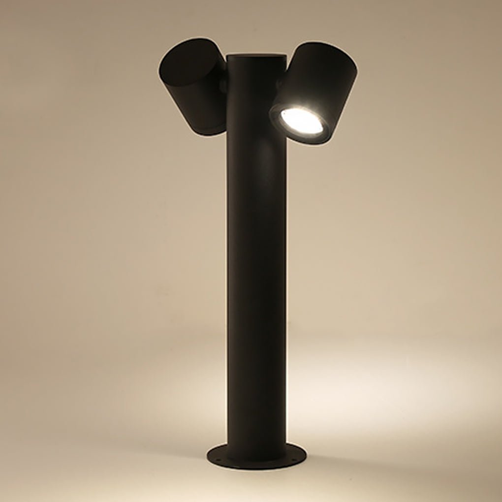Flexi Glow Dual Head Rotatable Outdoor Lawn Light for Modern Landscapes