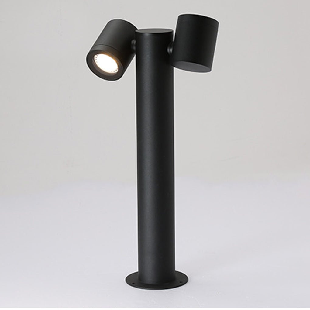 Flexi Glow Dual Head Rotatable Outdoor Lawn Light for Modern Landscapes