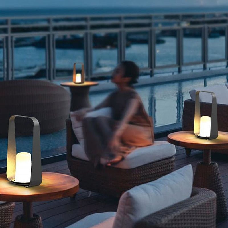 Waterproof USB Rechargeable LED Modern Outdoor Portable Table Lamp