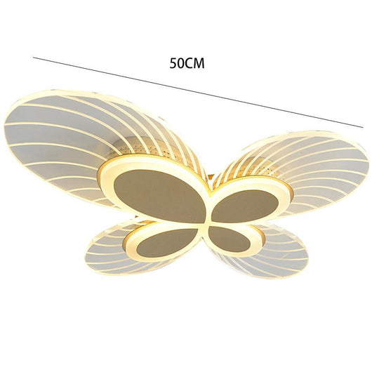 Butterflies Shaped Dimmable LED Nordic Flush Mount Ceiling Light