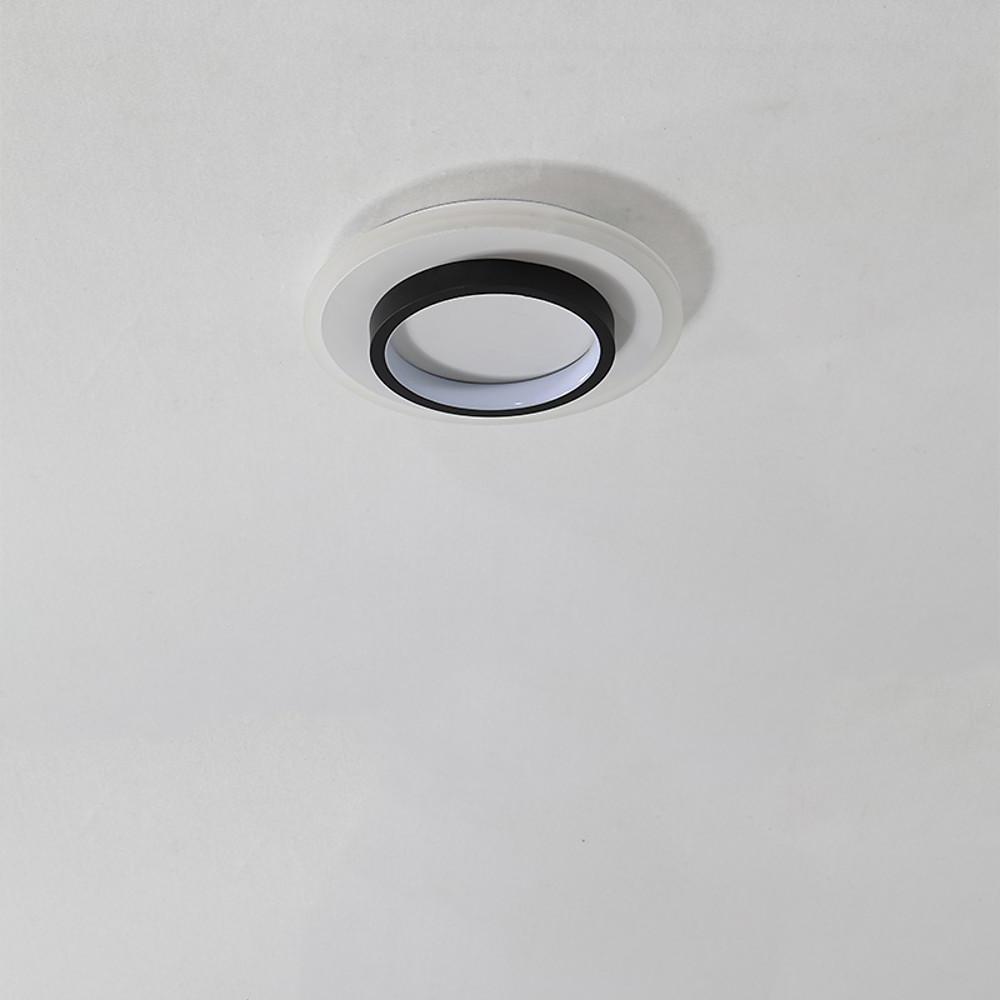 Modern Layered LED Ring Flush Mount Ceiling Light – 3 Circle Design