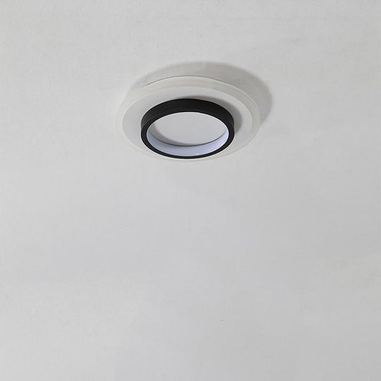 Modern Layered LED Ring Flush Mount Ceiling Light – 3 Circle Design