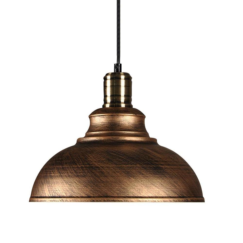 Semi-Globe Metal LED Vintage Pendant Light