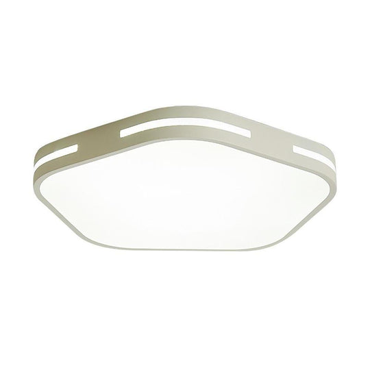 Hexagon Minimalist LED Flush Mount Ceiling Light