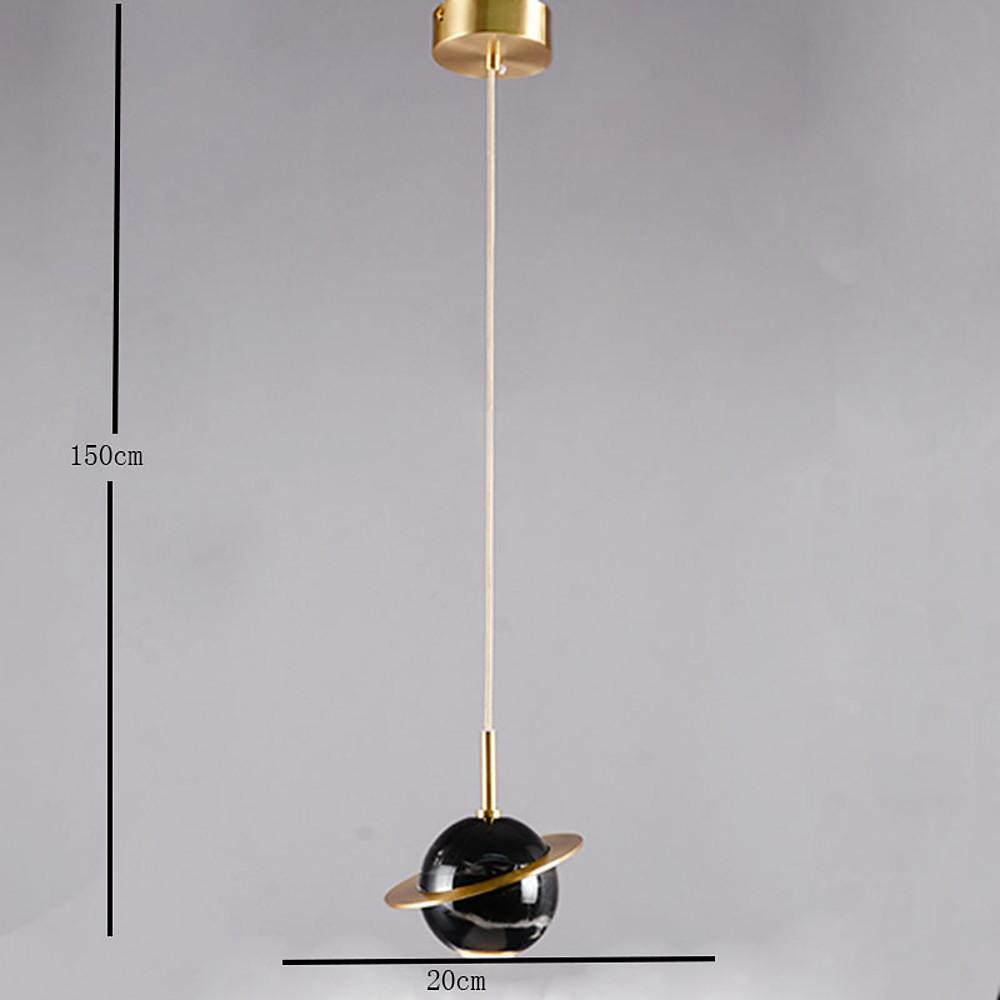 Planet Shaped Globe LED Modern Pendant Light