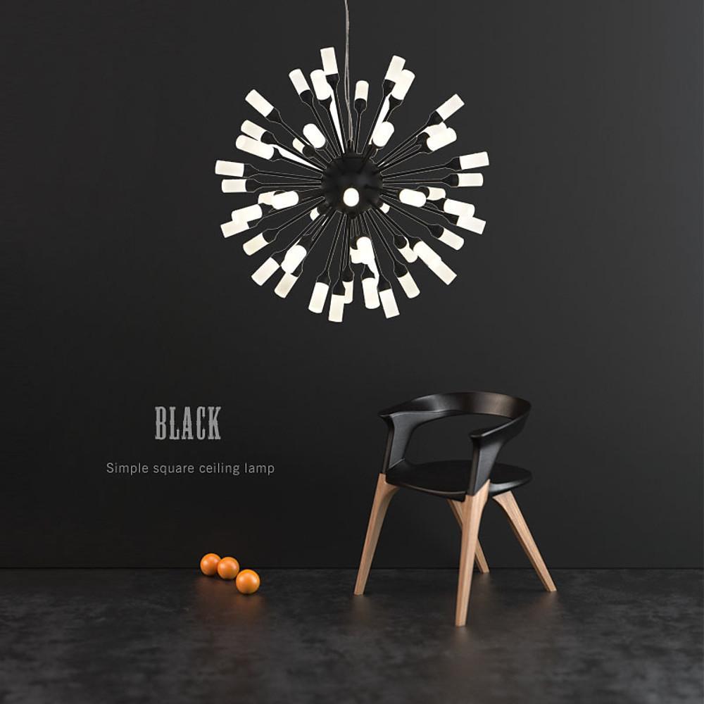 Novelty Cluster Globe Design LED Chandelier with Metal and Acrylic