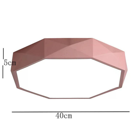Geometric LED Modern Flush Mount Ceiling Light
