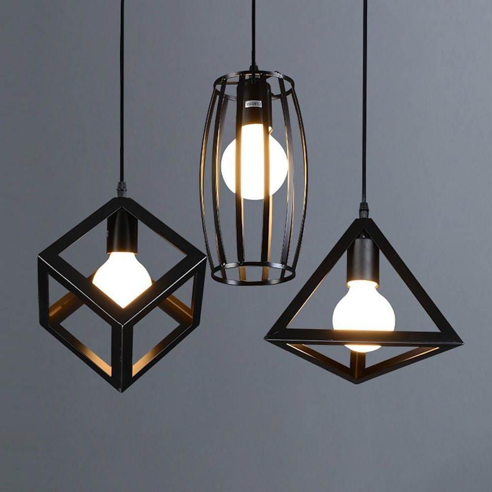 Geometric Shapes LED Modern Pendant Light