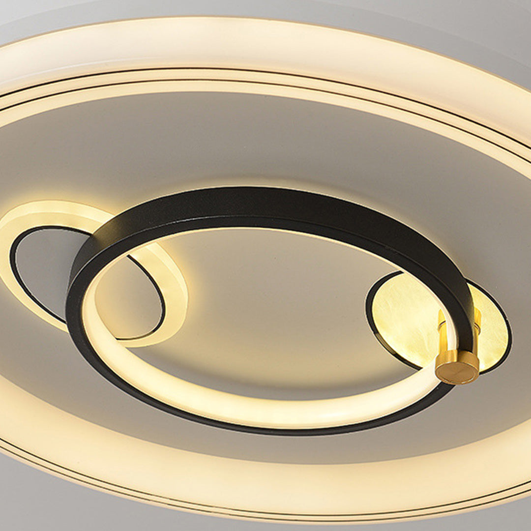 White Ceiling Fans With Light – Nordic Style with Transparent Retractable Blades (Models A/B/C/D)