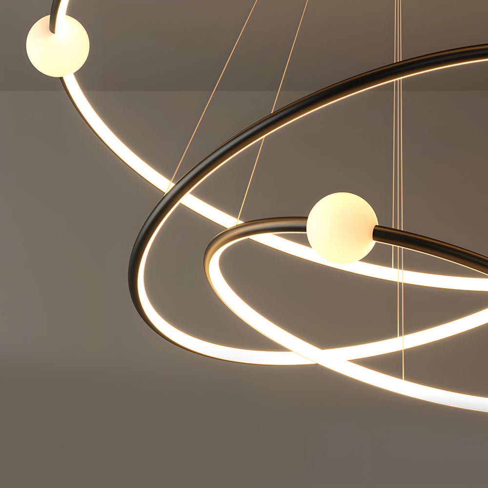 Circular LED Rings Pendant Chandelier