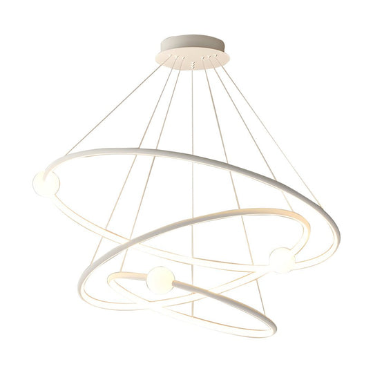 Circular LED Rings Pendant Chandelier