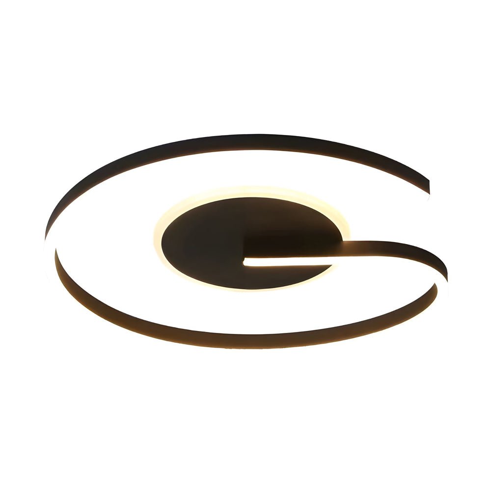 Modern Open Ring LED Circle Flush Mount Ceiling Light